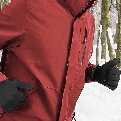 FEWTUR Winter Gloves for Men Women Cold Weather - Touch Screen Warm Gloves for Cycling