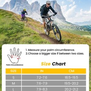 FEWTUR Winter Gloves for Men Women Cold Weather - Touch Screen Warm Gloves for Cycling