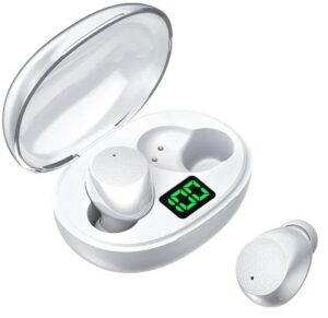 new trending electronics rgb game tws headset type-c earphones earbud & in-ear headphones for game and music (white)