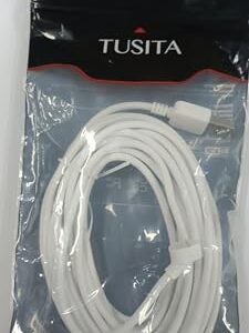 TUSITA 20ft Power Cord Compatible Google Nest Cam Outdoor or Indoor Camera - White, 6M