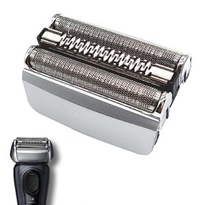83m series 8 replacement head blades electric razor head - 83m replacement shaving head s8 upgraded foil & cutter shaver head fit for series 8 men's electric razor 8340s, 8350s, 8370cc, 8325s, 8320s