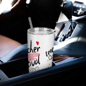 Insulated Coffee Mug, Iced Coffee Tumbler Cup with Flip Lid, Travel Mug With straw and stirrer Double Wall Vacuum Leak-Proof Thermos Mug for Travel Tea Milk