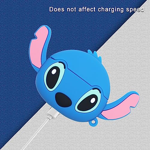 9in1 Cute Stitc for AirPods Pro Case Cover Accessories Set Kit for AirPods Pro 1st Generation Charging Case 2021 Released, Cartoon Kawaii 3D Funny Animal Cool AirPod Pro 12 Case for Boy Girl Stitc