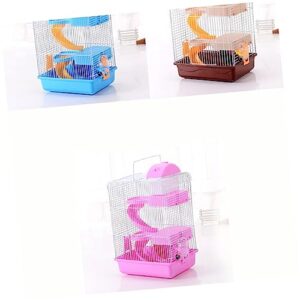 Balacoo Origami Star Paper Strips Pet Cage Villa Cage for Small Pets Pet House Hamster Guinea Pig Chinchilla Cage Small Animals Pink Travel Chinchilla Cage Hamster Cage Cool Ashtray