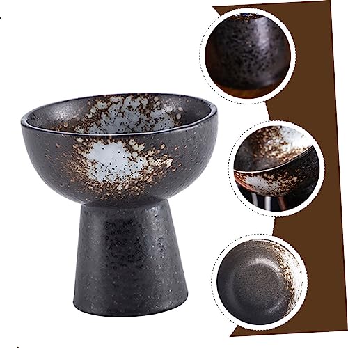 ULTECHNOVO Ceramic Ice Cream Bowl Mini Wine Glasses Glass Tumblers Drinking Glasses Stemmed Wine Glasses Jelly Cups Dip Bowls Trifle Serving Bowl Dessert Cup Ceramic Bowl Trifle Dish Glass