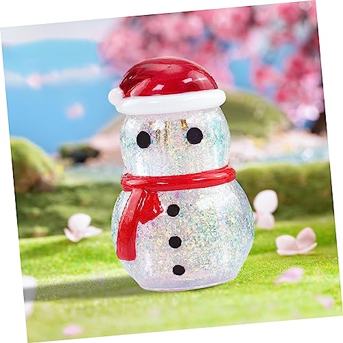 FAVOMOTO 2 Sets Snowman Jar Mold Tray Resin Mold Resin Tray Molds Ring Holder for Jewelry Snowman Candy Jar Molds Snowman Storage Bottle Fruit Bowl Resin Molds Storage Bottle Silicone Mould