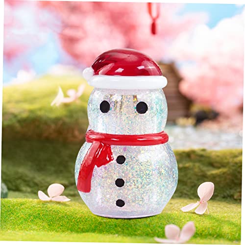 FAVOMOTO 2 Sets Snowman Jar Mold Tray Resin Mold Resin Tray Molds Ring Holder for Jewelry Snowman Candy Jar Molds Snowman Storage Bottle Fruit Bowl Resin Molds Storage Bottle Silicone Mould