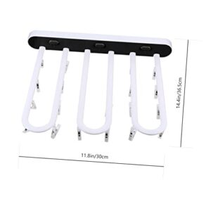 CAXUSD 1pc Underwear Storage Rack Lingerie Costume Clothing Drying Rack Hanging Clothes Drying Rack Bras Drying Wall Mount Clothes Rack Hanging Laundry Rack Multifunction Socks Rack Fold