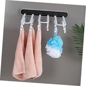 CAXUSD 1pc Underwear Storage Rack Lingerie Costume Clothing Drying Rack Hanging Clothes Drying Rack Bras Drying Wall Mount Clothes Rack Hanging Laundry Rack Multifunction Socks Rack Fold