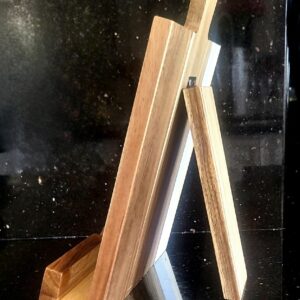 Marble and Acacia Bamboo Wood Recipe Book/Tablet Stand