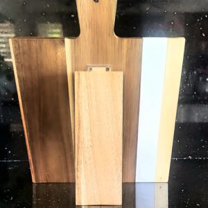 Marble and Acacia Bamboo Wood Recipe Book/Tablet Stand