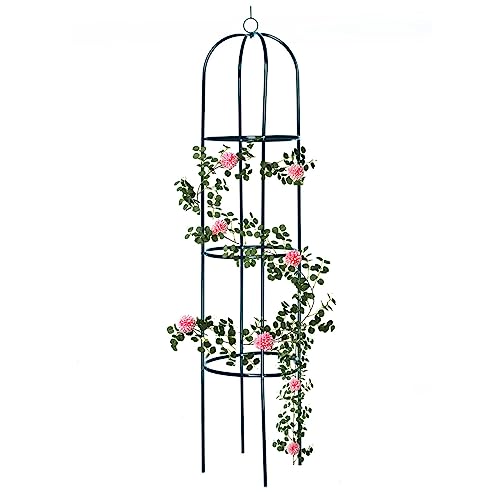 Garden Obelisk,18.5 * 2.9M, for Climbing Plant Obelisk, Garden Trellis for Roses, Climbing Plants Support Structure,Plant Cage