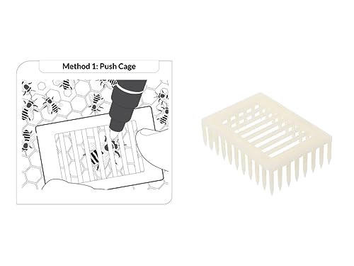 Queen Bee Marking Kit - Includes 5 Posca Marking Pens, One Handed Queen Catcher, Stainless Steel Queen Clip, Marking Plunger and Push Catcher