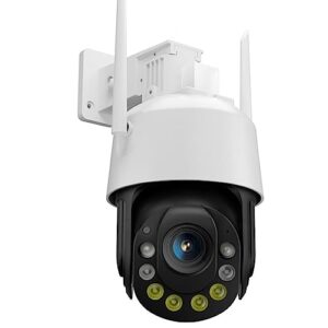sxbcyan 50x optical zoom wifi security surveillance camera outdoor 5mp wireless secuity camera cctv human detection wifi ptz ip dome camera 2 way audio (size : 5mp add 128g card)