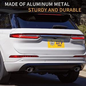 Sigma Gamma Rho License Plate 6" X 12", Automotive Aluminum Front and Rear Labels, Gift for Car Lovers