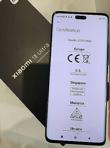 Xiaomi Mi 13 Ultra 5G 1TB 16GB Factory Unlocked (GSM Only | No CDMA - not Compatible with Verizon/Sprint) China Version - Black