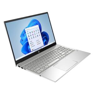 HP 2023 Pavilion 15 15.6" FHD Business Laptop, 12th Gen Intel 10 Cores i7-1255U, 32GB DDR4 RAM, 1TB PCIe SSD, WiFi 6, Bluetooth 5.2, Webcam, Natural Silver, Windows 11 Pro, iPuzzl Extension Cable