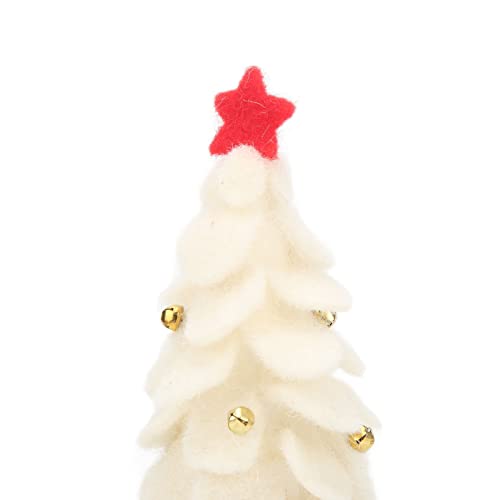 MISNODE Christmas Decoration Handmade Premium Wool Felt Ornament Wool Felt Christmas Tree Ornament Home New Year Party Ornament White Party Holiday Décor