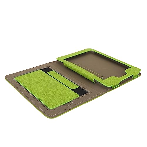 UKCOCO Tablet Case E-Reader Cover for E- Reader Ebook Reader Case Reader Tablet E-Reader Protective Case Auto Wake Protective Case E-Reader Cover Green Imitation Leather Paper Hand Rest