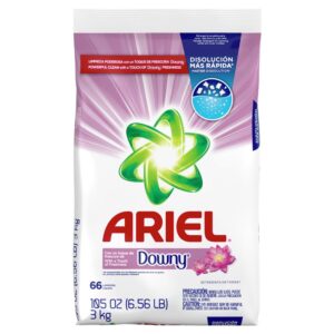 ariel, with a touch of downy freshness, powder laundry detergent, 105 oz, 66 loads