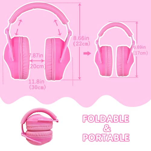 ZOHAN Kids Ear Protection 4 Pack,Kids Noise Canceling Headphone for Concerts, Monster Truck, Fireworks