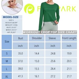 Pinspark Gym Shirts for Women Long Sleeve Workout Shirt Open Back Yoga Crop Top Solid Athletic Top Activewear,Black Small