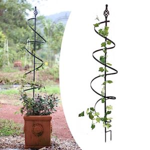 garden trellis obelisk, spiral plant trellis, suitable for climbing plants indoor outdoor trellis rose trellis vegetable trellis