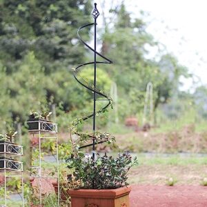 Garden Trellis Obelisk, Spiral Plant Trellis, Suitable for Climbing Plants Indoor Outdoor Trellis Rose Trellis Vegetable Trellis