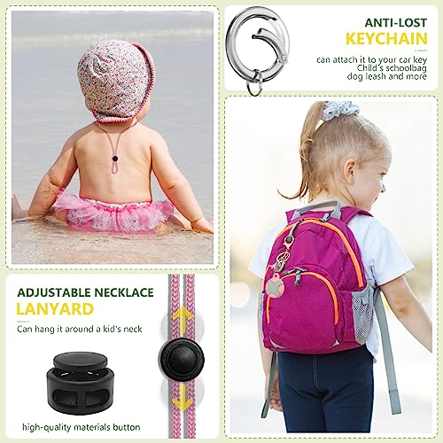 IPX8 Waterproof Airtag Holder Necklace Kids,with Necklace Adjustable Length&Keychain for Apple Airtags,AirTag Case for Luggage, Dog Collar, Keys,Anti-Scratch Full Body Protective Airtag (5 Pack)