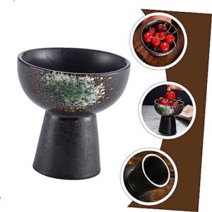 ULTECHNOVO Ceramic Ice Cream Bowl Glass Dessert Cups Glass Tumblers Martini Glasses Dessert Baking Cup Pastry Display Stand Pudding Bowls Trifle Dish Ceramic Bowl Mousse Cup Ceramics Dessert