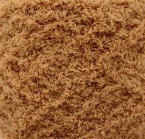 ourver (25 khaki) celine lin one skein super soft warm coral fleece fluffy knitting yarn baby blanket yarn, 5 rolls x100g