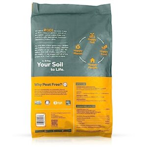 Return Organic Compost #001, Fertilizer for Indoor & Outdoor Garden Soil Beds, Plants & Vegetables, Potting Soil, Raised Beds, Lawns - Improves Soil Structure, Peat Free, OMRI Listed (32-35 Pound Bag)