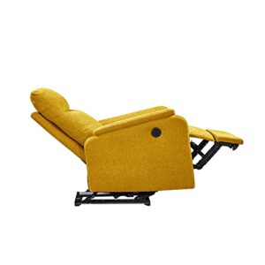 THIHOME Elderly Modern Power Lift Electric Theater Reclining Chair for Living Room Bedroom-Brown, Yellow