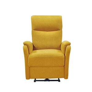 THIHOME Elderly Modern Power Lift Electric Theater Reclining Chair for Living Room Bedroom-Brown, Yellow