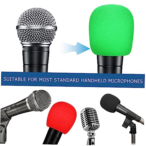 Vaguelly 32 Pcs Microphone Sponge Cover Headphones Microphone Headset Microphone Foam Mic Cover Handheld Microphone Dj Accessories Dj Microphone Mic Windscreen Caps Universal Mic Covers Dj