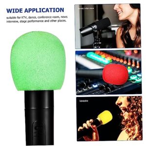 Vaguelly 32 Pcs Microphone Sponge Cover Headphones Microphone Headset Microphone Foam Mic Cover Handheld Microphone Dj Accessories Dj Microphone Mic Windscreen Caps Universal Mic Covers Dj