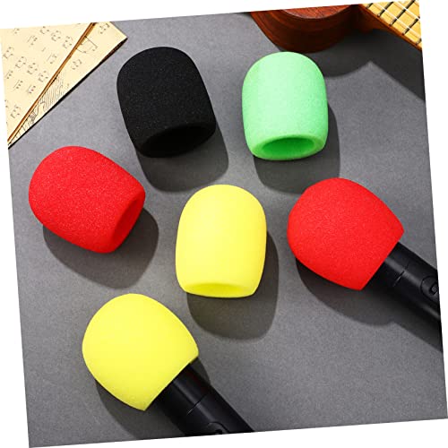 Vaguelly 32 Pcs Microphone Sponge Cover Headphones Microphone Headset Microphone Foam Mic Cover Handheld Microphone Dj Accessories Dj Microphone Mic Windscreen Caps Universal Mic Covers Dj