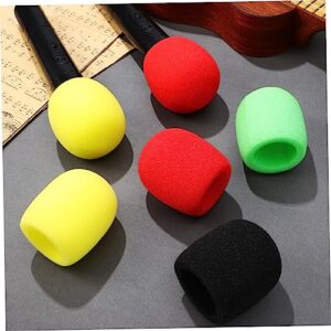 Vaguelly 32 Pcs Microphone Sponge Cover Headphones Microphone Headset Microphone Foam Mic Cover Handheld Microphone Dj Accessories Dj Microphone Mic Windscreen Caps Universal Mic Covers Dj