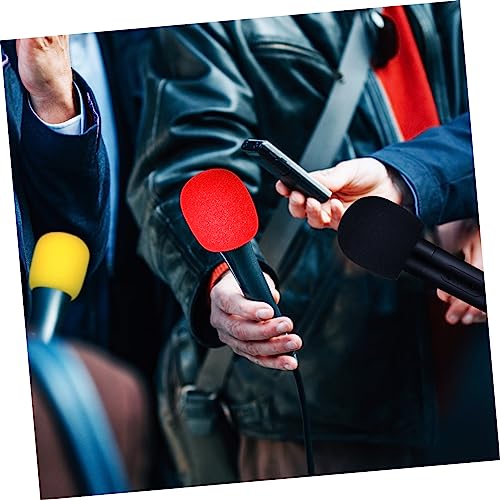 Vaguelly 32 Pcs Microphone Sponge Cover Headphones Microphone Headset Microphone Foam Mic Cover Handheld Microphone Dj Accessories Dj Microphone Mic Windscreen Caps Universal Mic Covers Dj