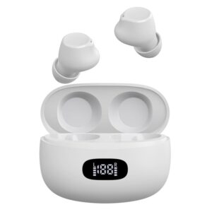 bd&m wireless earbuds, bluetooth headphones, tws earphones in-ear ear buds built in mic headset premium sound with deep bass for workout, gaming sports, work, running, gym