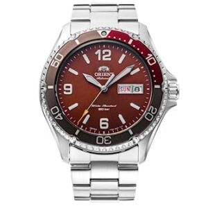 ORIENT "Mako-3" Japanese Automatic/Hand-Winding 200m Diver Style Watch, Matte Red, RA-AA0820R19B