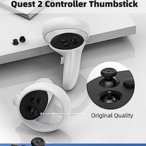 OLCLSS Thumbsticks Replacement Kit for Oculus Quest 2 Controller/Meta Quest 2 Controller, Replacement Accessories for Meta Quest 2 Controller, Include 2 Thumbsticks for Oculus Quest 2 Controller