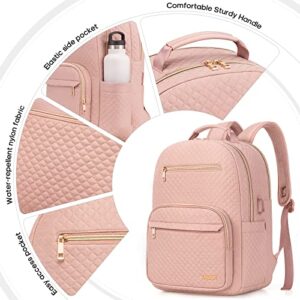 Laptop Backpack for Women, 15.6 Inch Travel Backpack for Women as Person Item Flight Approved, Waterproof Nurse Backpack, Computer Backpack Travel Bags Casual Daypacks for College, Business,Work