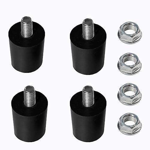 4 pack Adjustable screw-on Rubber feet for tabletop griddle units，Short Stabilizing Foot fit for blackstone 17 and 22 inch griddle(4 pcs)