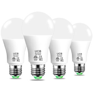 ucb alexa light bulb 130w equivalent, smart light bulbs warm white to daylight tunable, a19 e26 bluetooth led bulbs for bedroom kitchen living room office（4 pack）