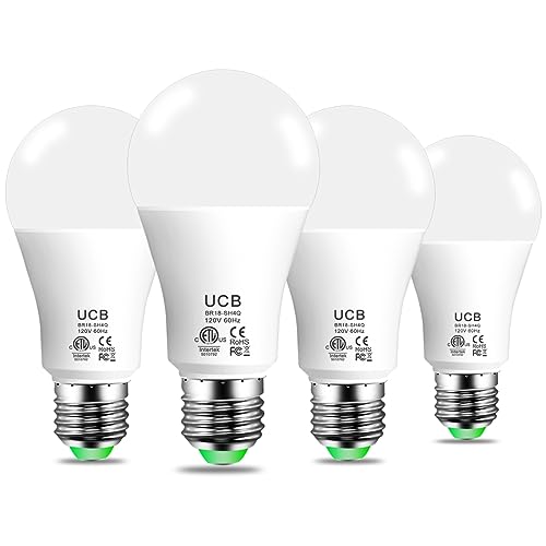 UCB Alexa Light Bulb 130W Equivalent, Smart Light Bulbs Warm White to Daylight Tunable, A19 E26 Bluetooth LED Bulbs for Bedroom Kitchen Living Room Office（4 Pack）