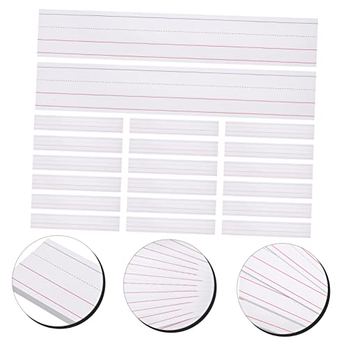 MAGICLULU 50pcs Small Dry Erase Board White Boards Homeschool Supplies White Boards for Magnetic Whiteboard Erasable White Boards Supplies Sentence Learning Strips Note A6