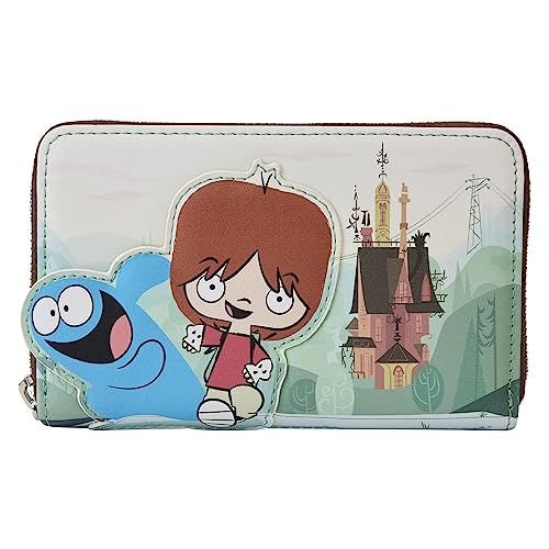 Loungefly Cartoon Network Foster's Home For Imaginary Friends Mac and Blue Zip-Around Wallet