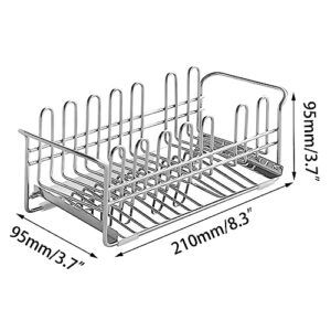 kaileyouxiangongsi Sink Sponge Holder - Kitchen Sink Caddy Organizer - Quick Draining, 304 Stainless Steel