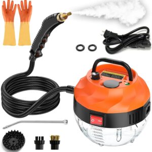 AUXCO 2500W Steam Cleaner, High Pressure Steamer for Cleaning, Portable Handheld Steam Cleaners for Home Use, Steamer for Car Detailing, Steam Cleaner for Upholstery, Kitchen, Bathroom, Grout and Tile